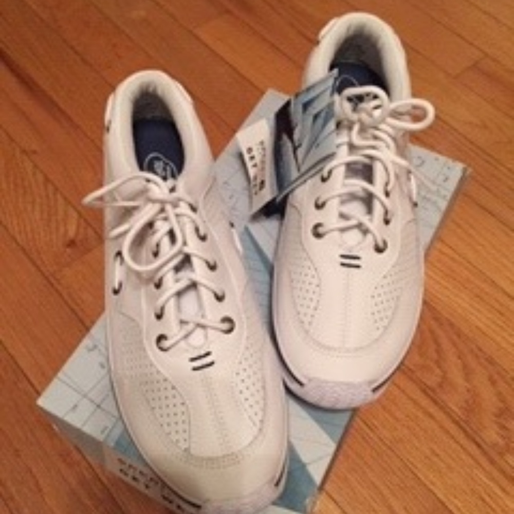 Sperry Top-Sider Portside White Sneakers 7.5 Wide